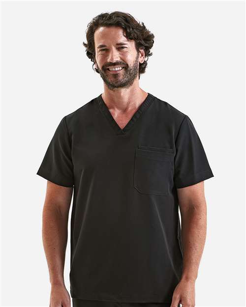 Onna Men's Limitless V-Neck Stretch Scrub Top thumbnail 2