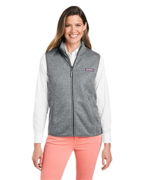 vineyard vines Women's Mountain Sweater Fleece Vest thumbnail 2