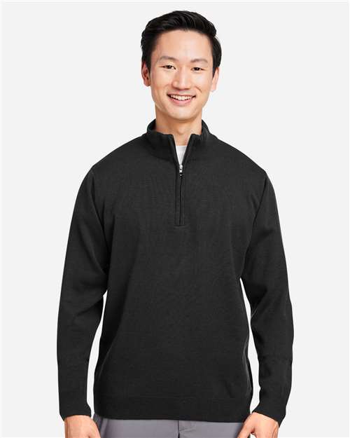 Harriton Unisex Pilbloc™ Quarter-Zip Pullover Sweater thumbnail 2