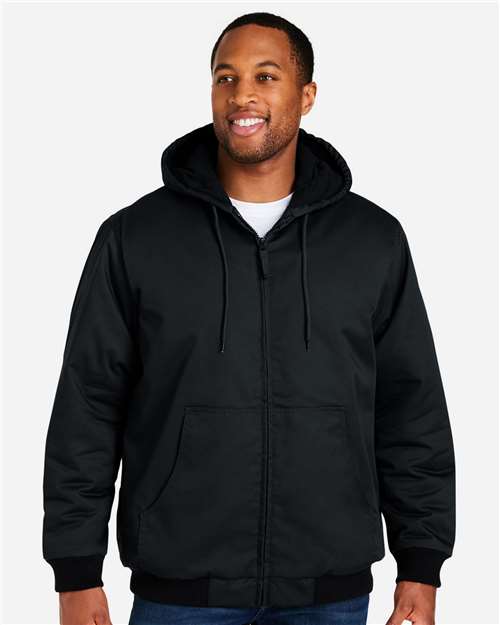 Harriton Unisex Tall ClimaBloc® Heavyweight Hooded Full-Zip Jacket thumbnail 2