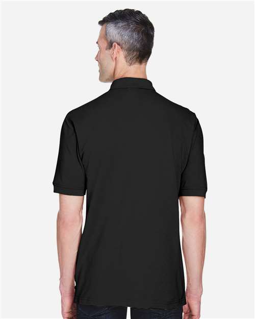 Harriton Men's Easy Blend™ Polo with Pocket thumbnail 5