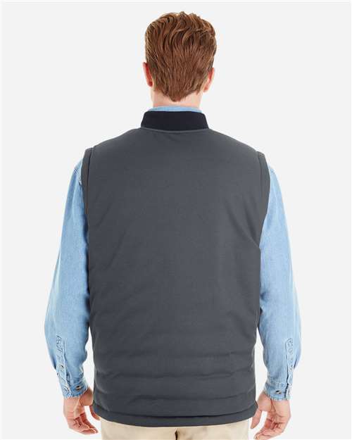 Harriton Unisex Dockside Interactive Reversible Freezer Vest thumbnail 4
