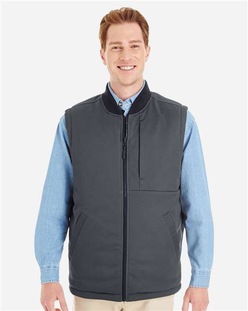 Harriton Unisex Dockside Interactive Reversible Freezer Vest thumbnail 2