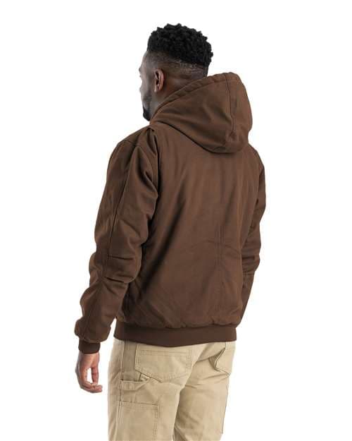 Berne Apparel Men's Tall Heartland Washed Cotton Duck Hooded Jacket thumbnail 4