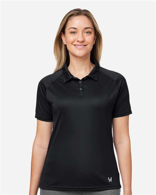 HUK Women’s LoPro Solid Performance Polo thumbnail 2