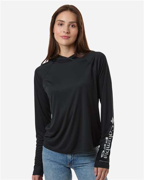 Columbia Women's PFG Tidal Tee™ Hooded Long Sleeve thumbnail 2