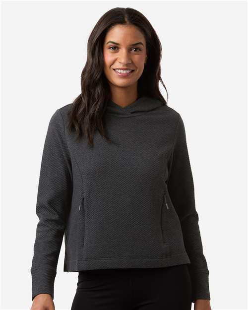 North End Women's Spirit Textured Hooded Pullover thumbnail 2