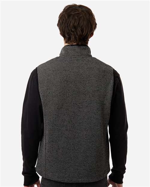North End Men's Jasper Jacquard Fleece Vest thumbnail 5
