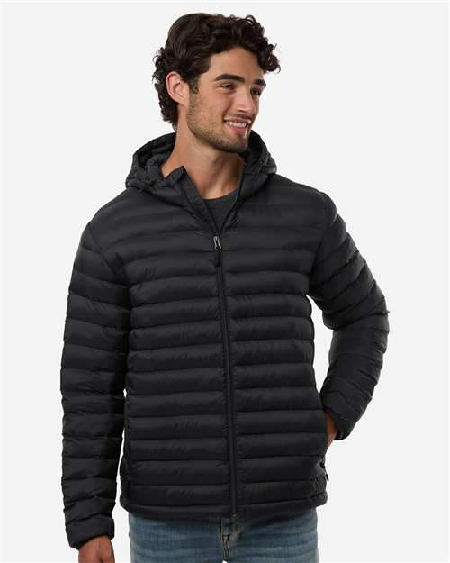 Weatherproof Men's Lightweight Poly-filled Hooded Puffer Jacket thumbnail 2