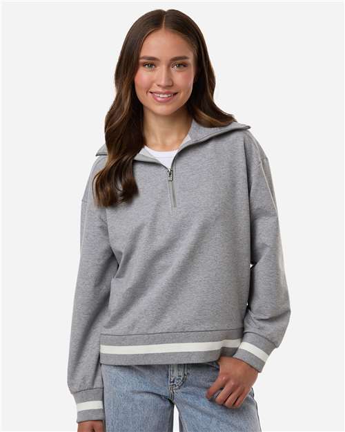 Holloway Women's Heritage Prep Quarter-Zip Pullover thumbnail 2