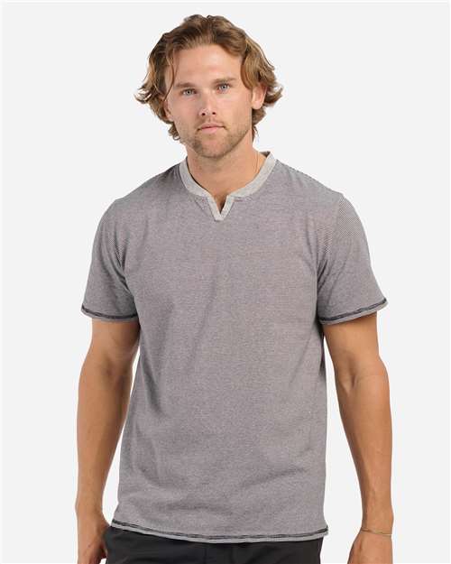 Boxercraft Men's Striped V-Notch T-Shirt thumbnail 2