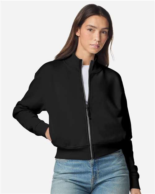 American Apparel Women's French Terry Full-Zip Jacket thumbnail 2