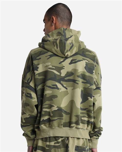 Shaka Wear Unisex Garment-Dyed Cropped Full-Zip Hoodie Sweatshirt thumbnail 3