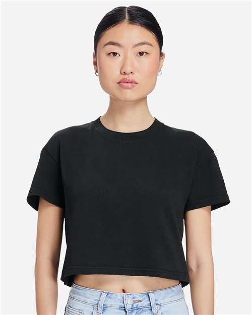 Lane Seven Women's Garment-Dyed Urban Cropped Tee thumbnail 2