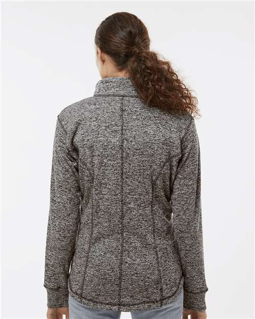 J. America Women's Cosmic Fleece Quarter-Zip Pullover thumbnail 5