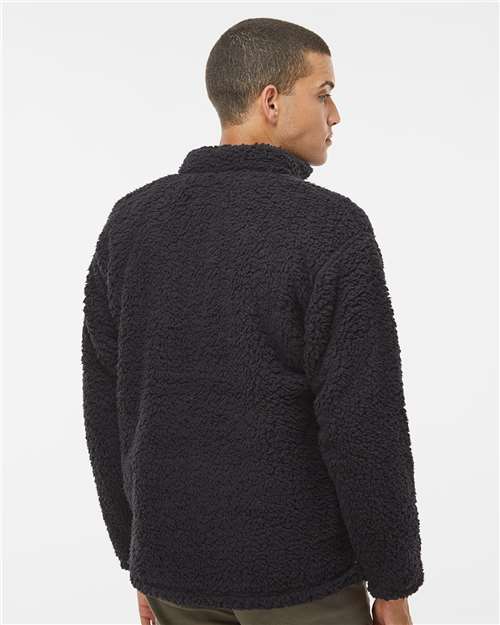J. America Men's Sherpa Quarter-Zip Pullover thumbnail 5