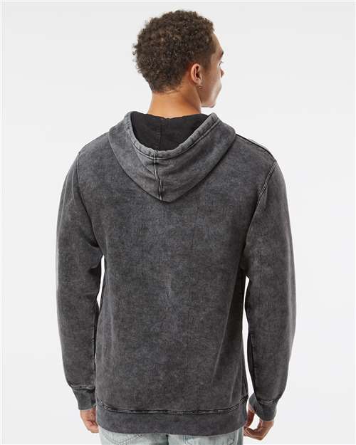 Independent Trading Co. Unisex Midweight Mineral Wash Hooded Sweatshirt thumbnail 5