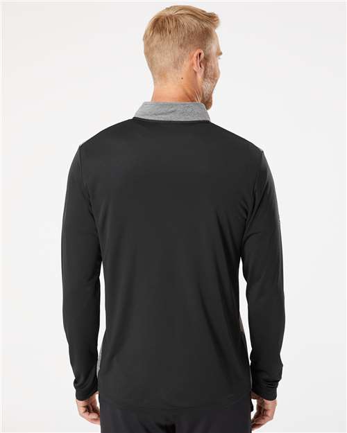 Adidas Men's Ultimate365 Heather Block Print Quarter-Zip Pullover thumbnail 5