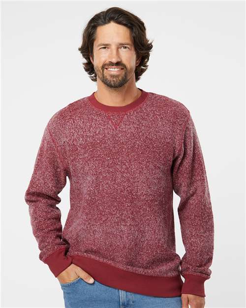J. America Unisex Aspen Fleece Crewneck Sweatshirt thumbnail 2