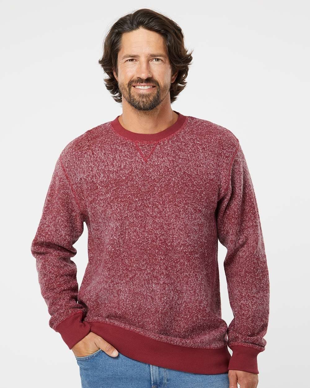 J. America Unisex Aspen Fleece Crewneck Sweatshirt