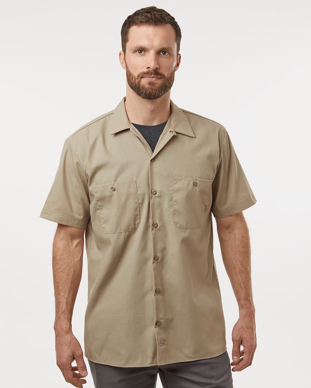 Dickies Men's Tall Industrial Short Sleeve Work Shirt