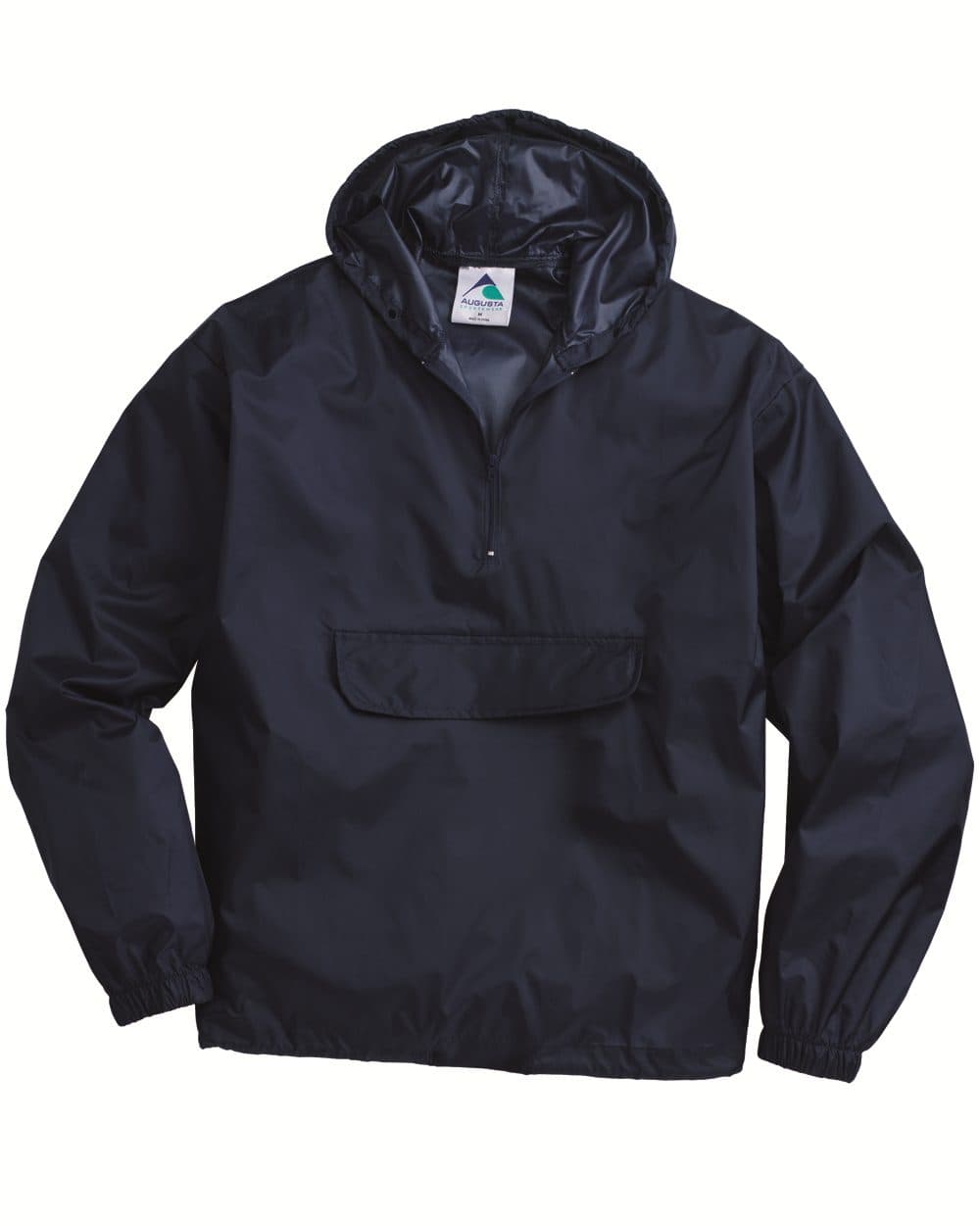 Augusta Sportswear Unisex Packable Half-Zip Hooded Pullover Jacket