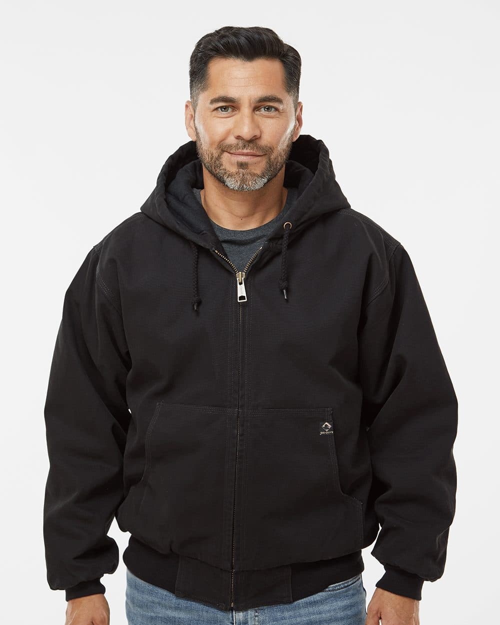 DRI DUCK Men's Tall Cheyenne Boulder Cloth™ Hooded Jacket with Tricot Quilt Lining