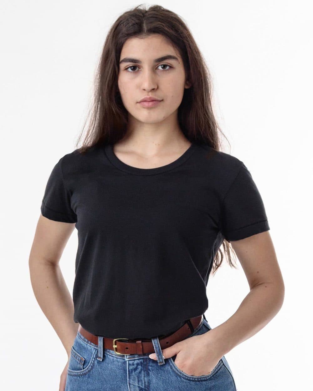 Los Angeles Apparel Women's USA-Made 50/50 T-Shirt
