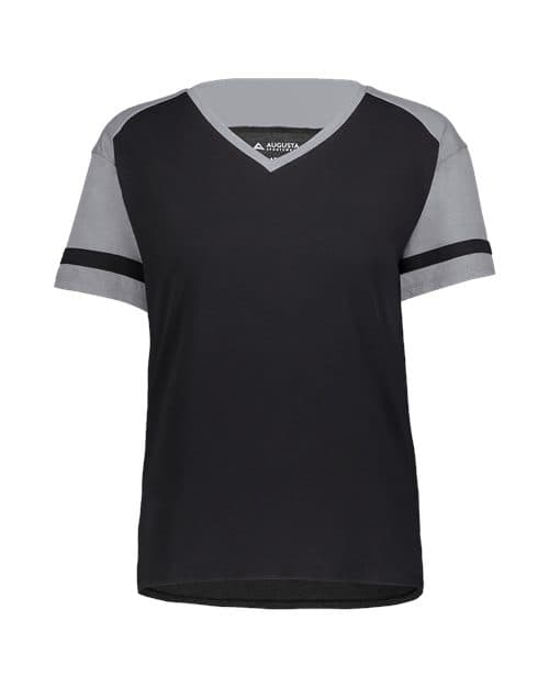 Augusta Sportswear Women's Triblend Fanatic 2.0 V-Neck T-Shirt