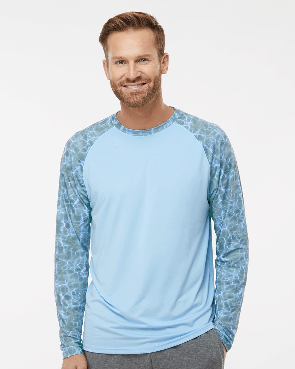 Paragon Men's Panama Colorblocked Long Sleeve T-Shirt