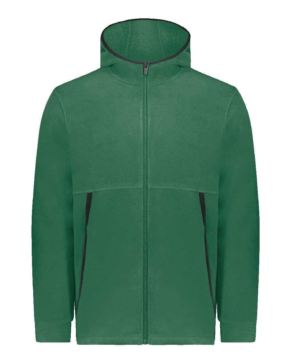 Augusta Sportswear Unisex Eco Revive™ Polar Fleece Hooded Full-Zip Jacket