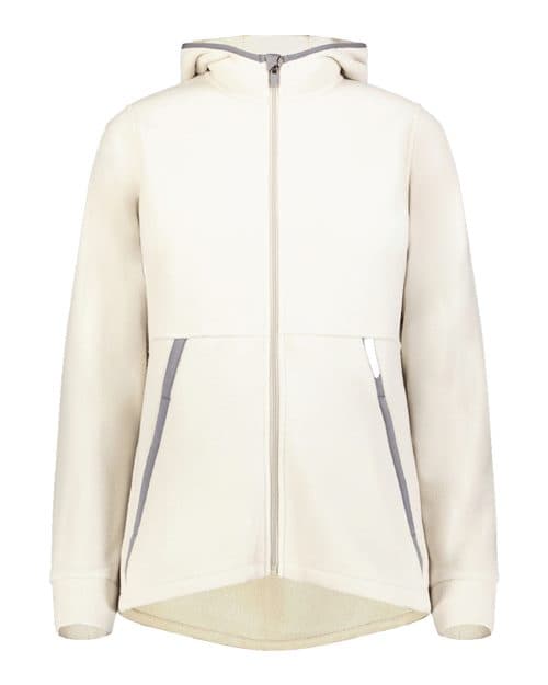 Augusta Sportswear Women's Eco Revive™ Polar Fleece Hooded Full-Zip Jacket