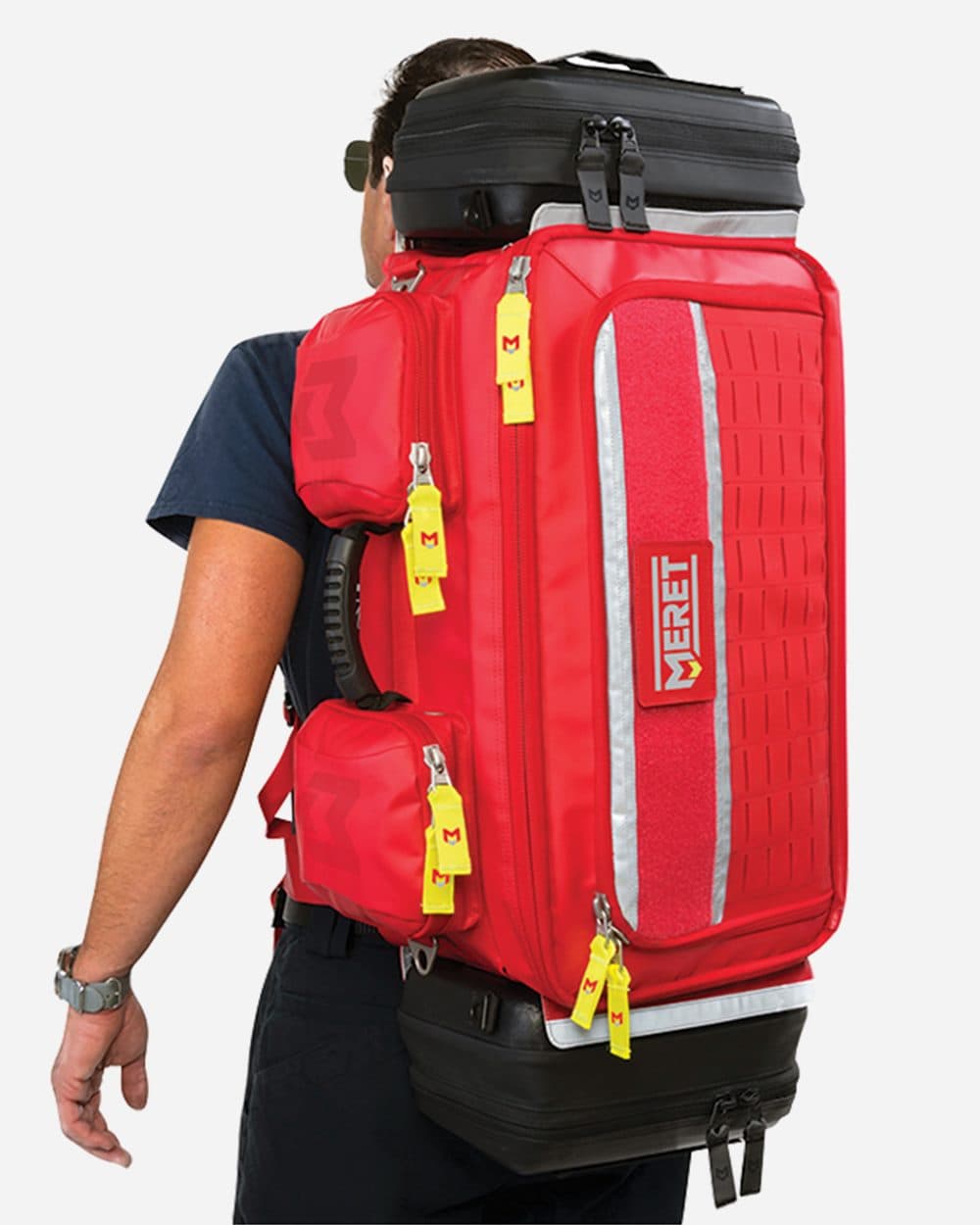 MERET OMNI™ PRO X Red Convertible Backpack Bag