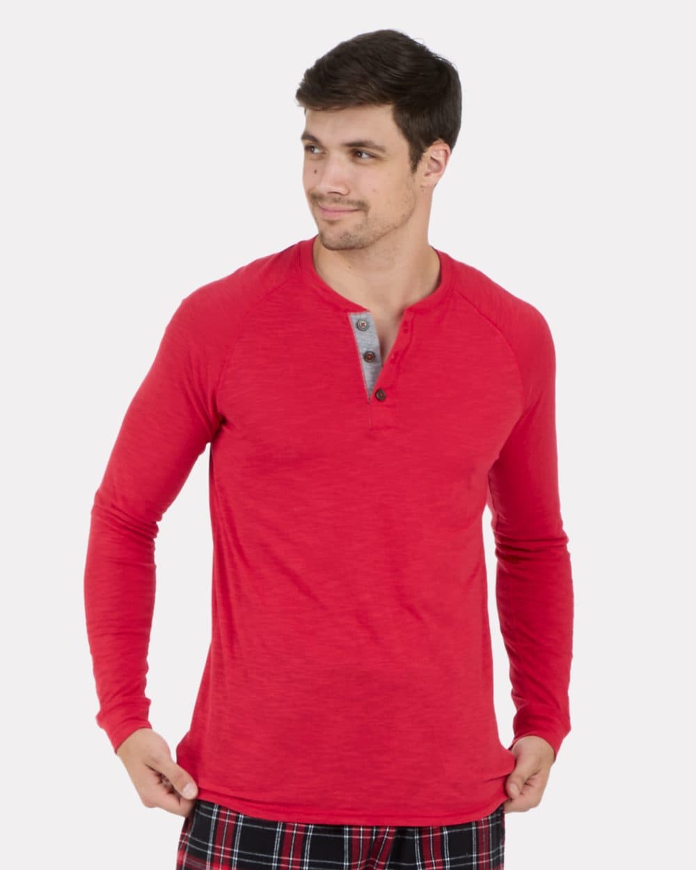 Boxercraft Unisex Henley Long Sleeve T-Shirt