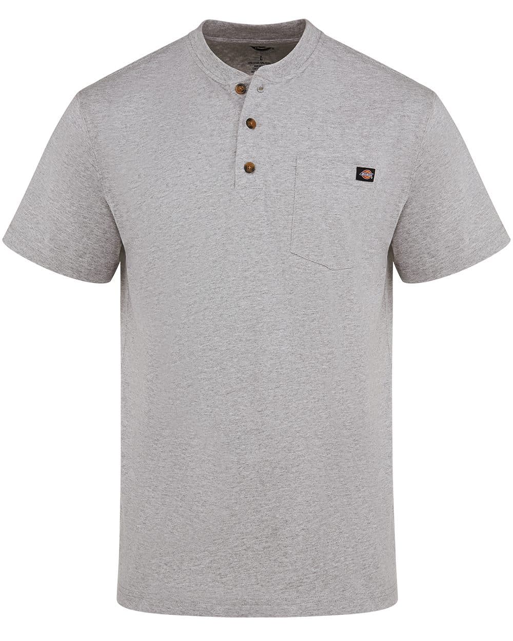 Dickies Men's Tall Heavyweight Traditional Short Sleeve Henley