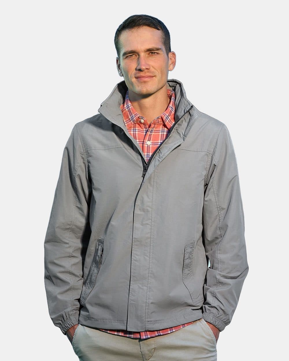 Nautica Men's Voyage Hooded Rain Jacket