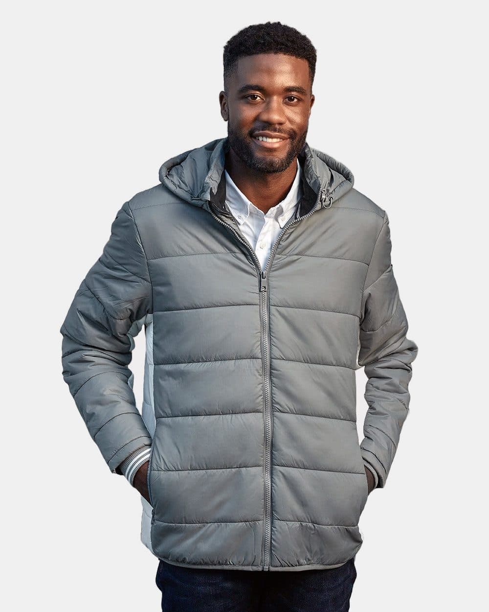 Nautica Men's Nautical Mile Hooded Puffer Jacket