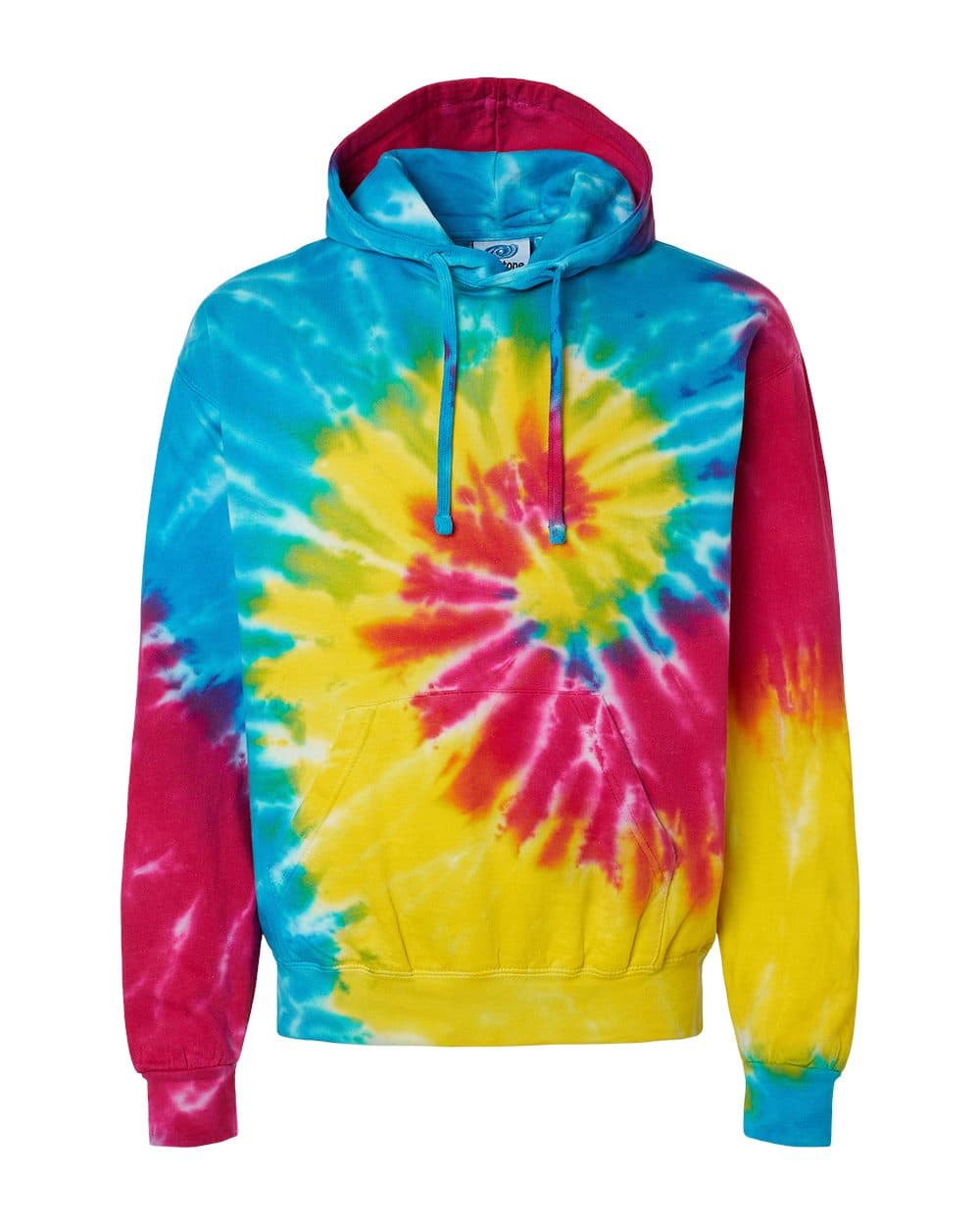 Colortone Youth Tie-Dyed Hooded Sweatshirt
