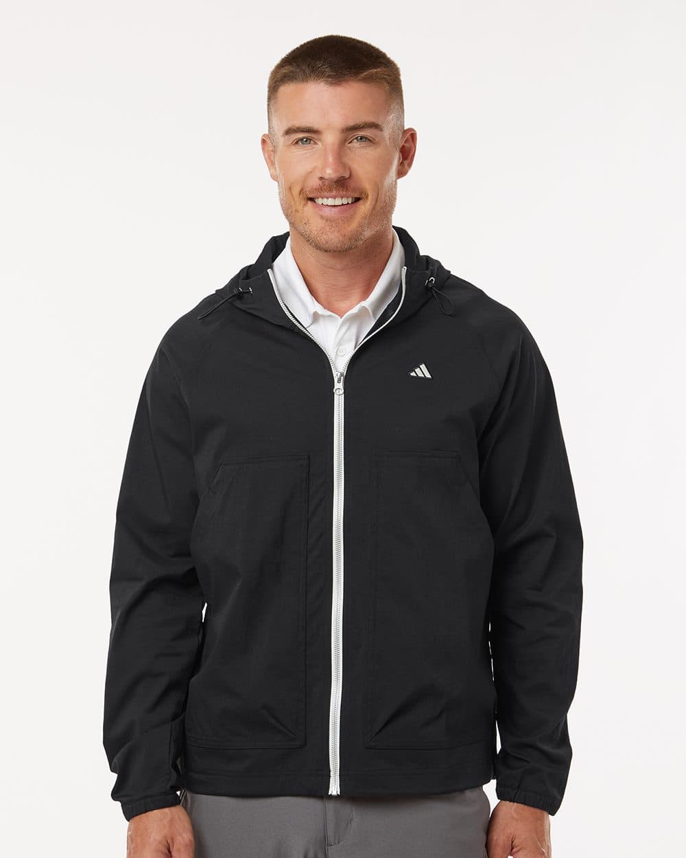 Adidas Men's Go-To Utility Durable Water-Repellent Full-Zip Jacket