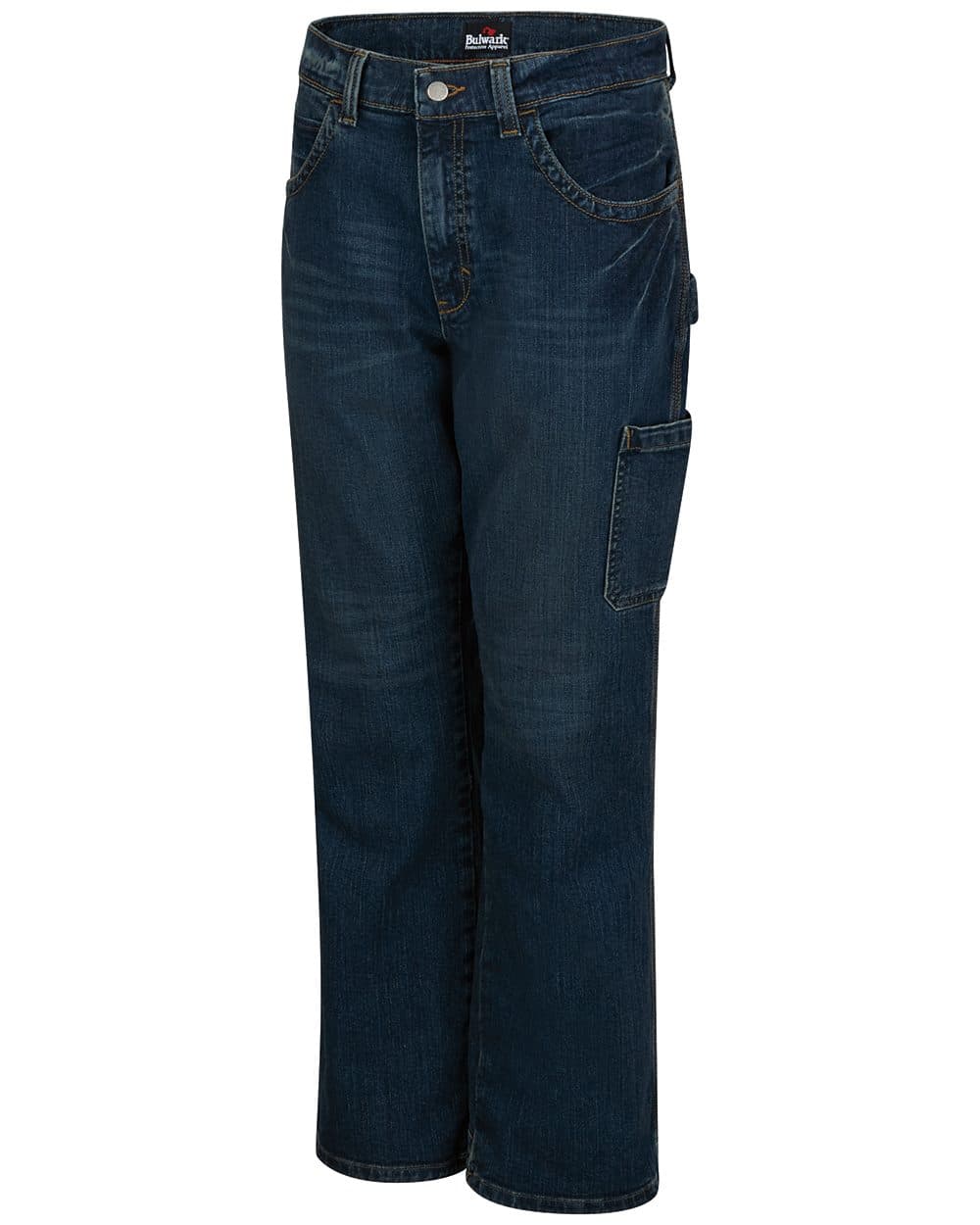 Bulwark Men's Stretch Denim Dungaree Jeans
