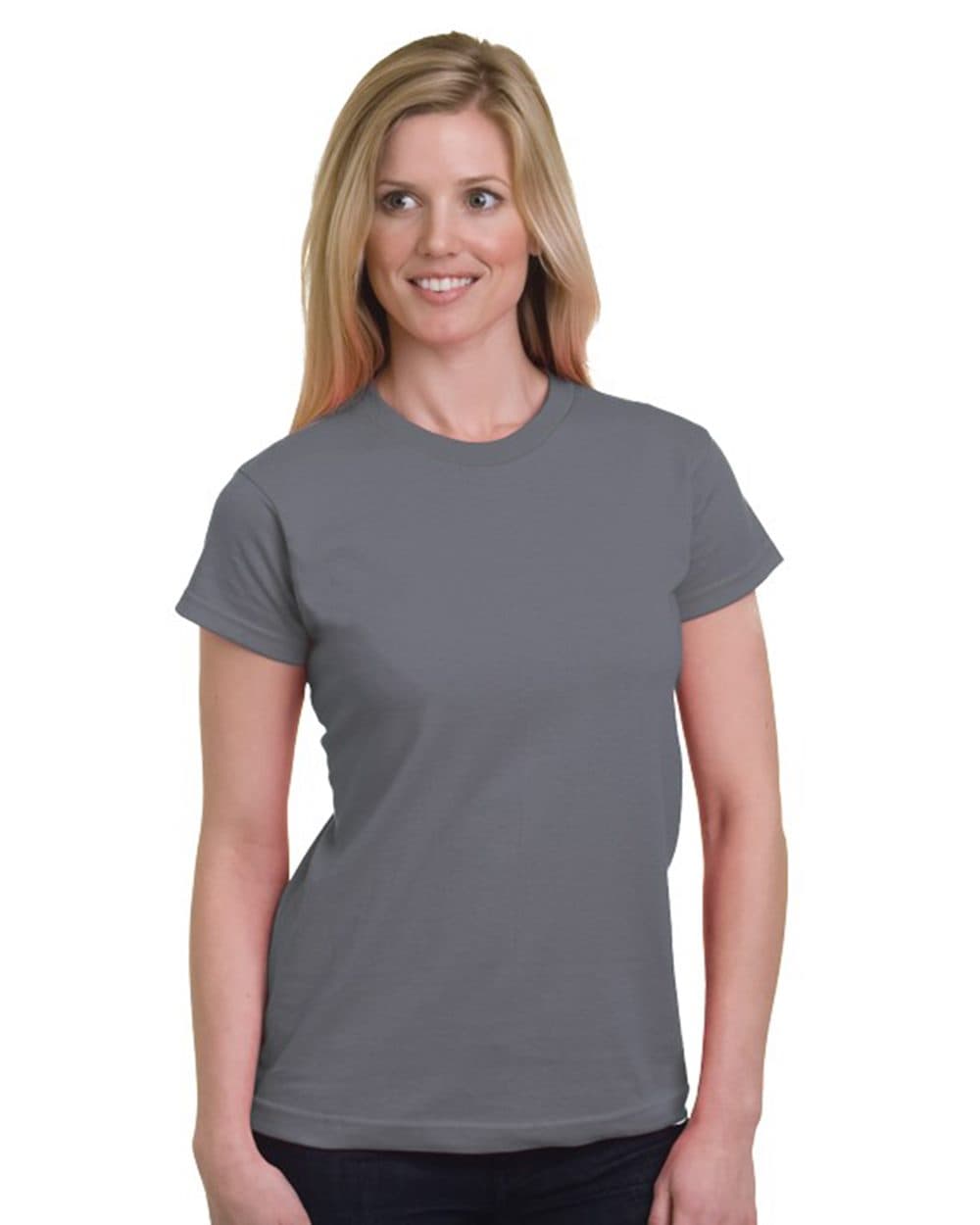 Bayside Women's USA-Made Fine Jersey T-Shirt (5850)