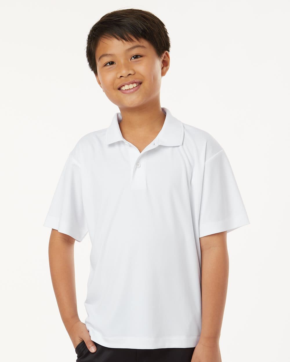AllPro Youth Pro-Lock Performance Polo