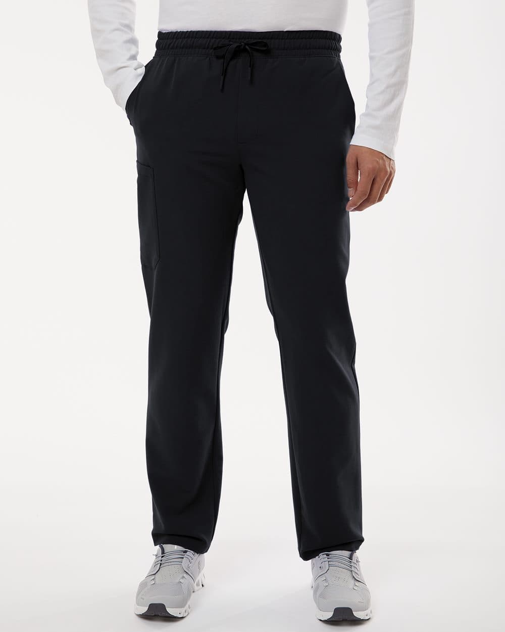 Jaanuu Men's Rhodes Everyday Straight-Leg Scrub Pants