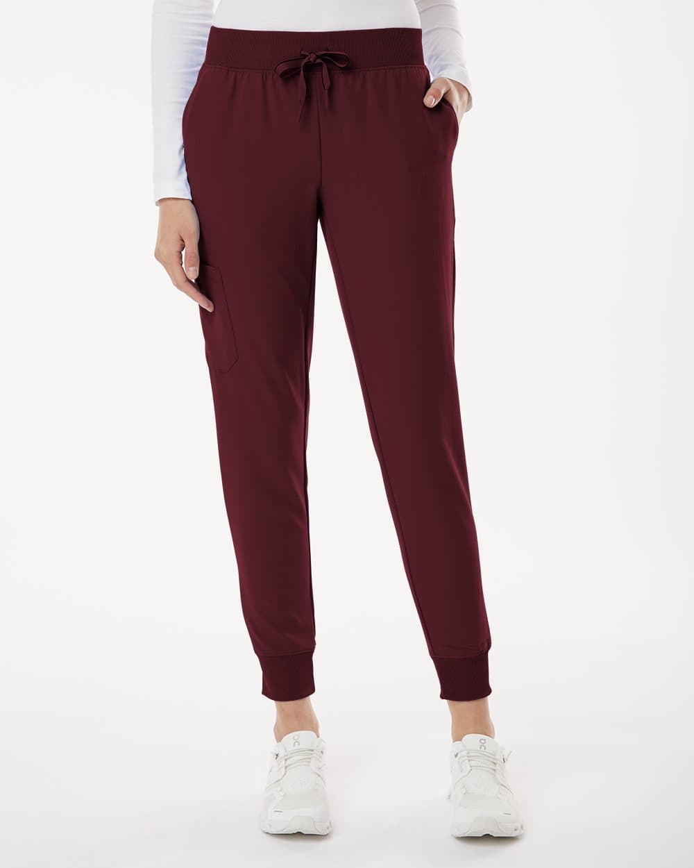 Jaanuu Women's Silex Knit-Waist Scrub Joggers