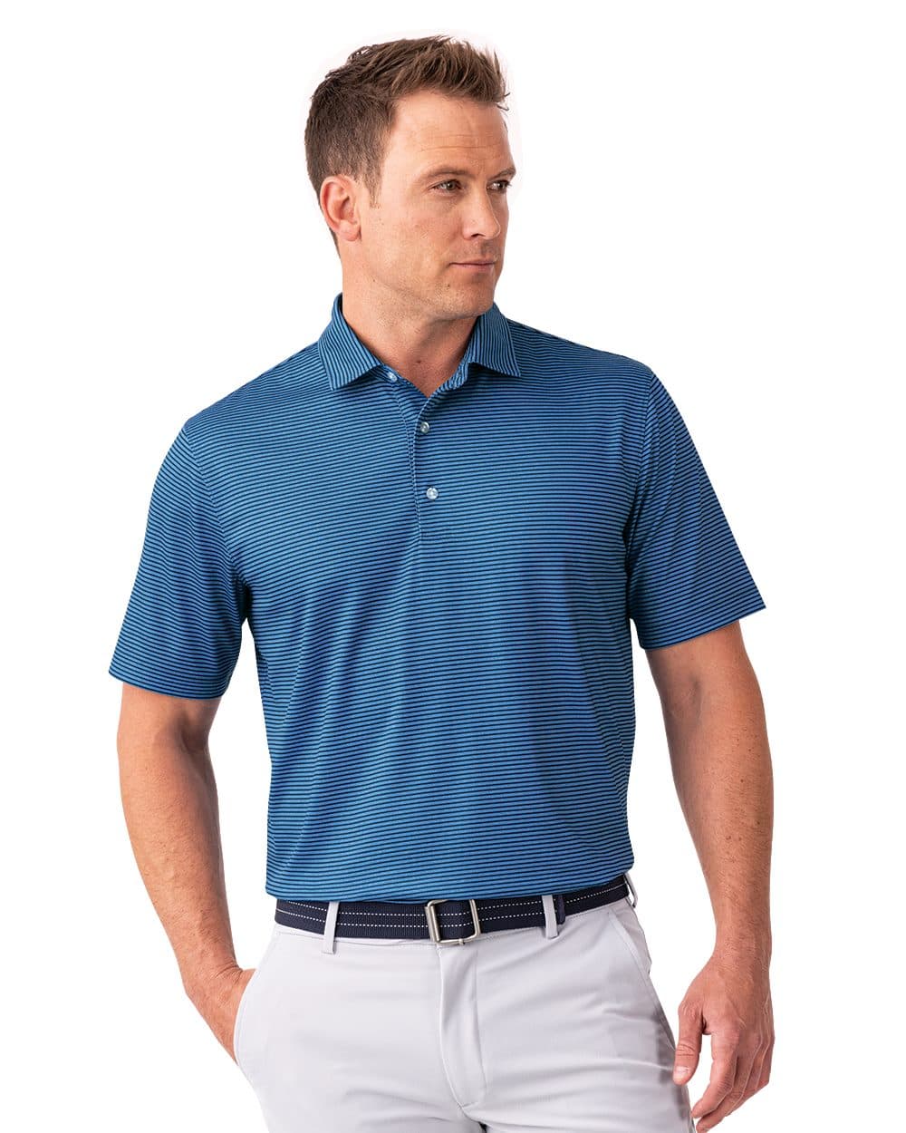 Paragon Men's Aiken Striped Polo
