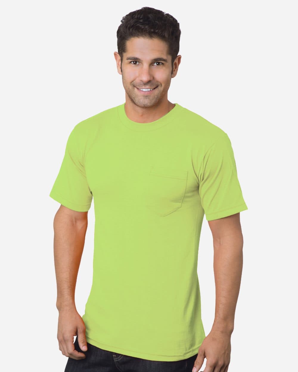 Bayside Unisex USA-Made 50/50 Pocket T-Shirt
