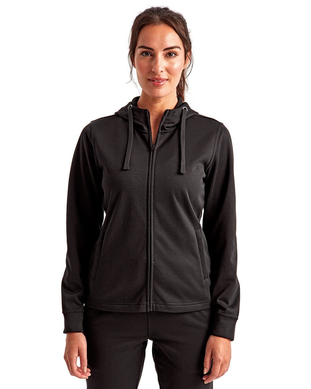 TriDri Women's Spun Dyed Full-Zip Hooded Sweatshirt