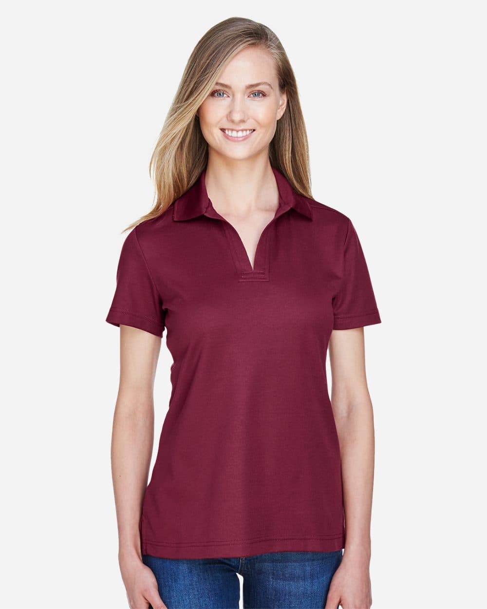 Devon & Jones Women's CrownLux Performance® Plaited Polo
