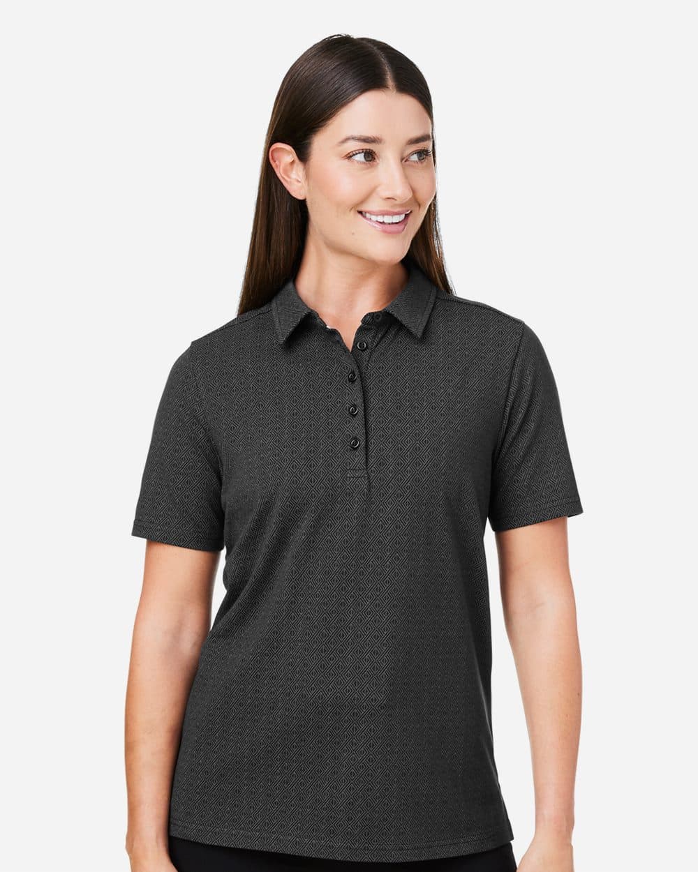 Devon & Jones Women's Crownlux Performance® Geo Polo