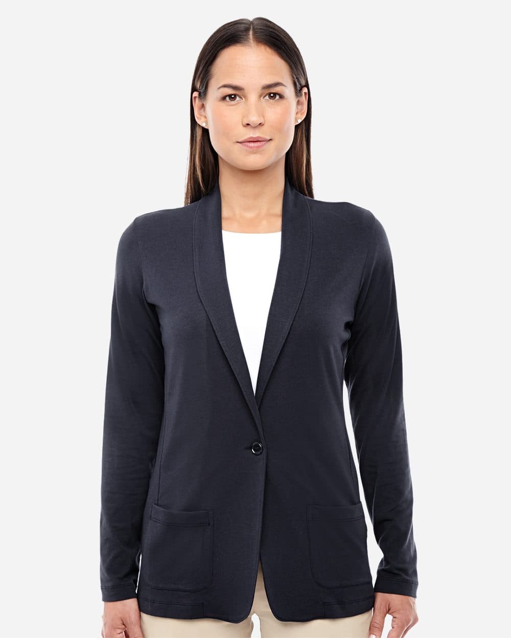 Devon & Jones Women's Perfect Fit™ Shawl Collar Cardigan